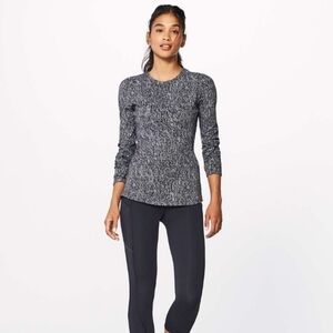 Lululemon Extra Mile Long Sleeve Top Size 12
